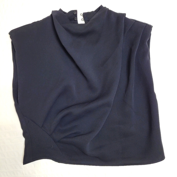 Zara Tops - Zara black sleeveless top with shoulder pads